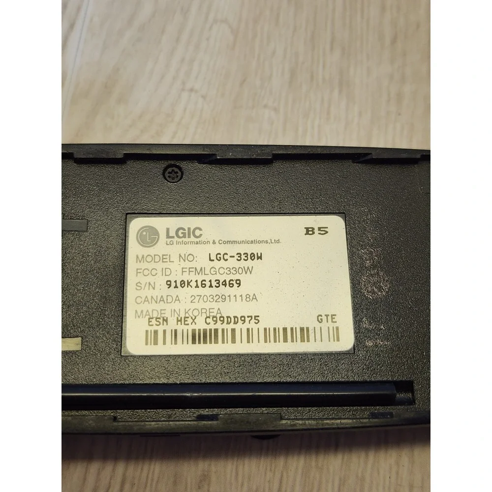LGC-330W - Untested , No Power Cord LGIC - PHONE UNIT ONLY - LG GTE